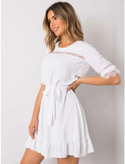 Dámské šaty s krajkovými vsadkami model 16267242 - FPrice
