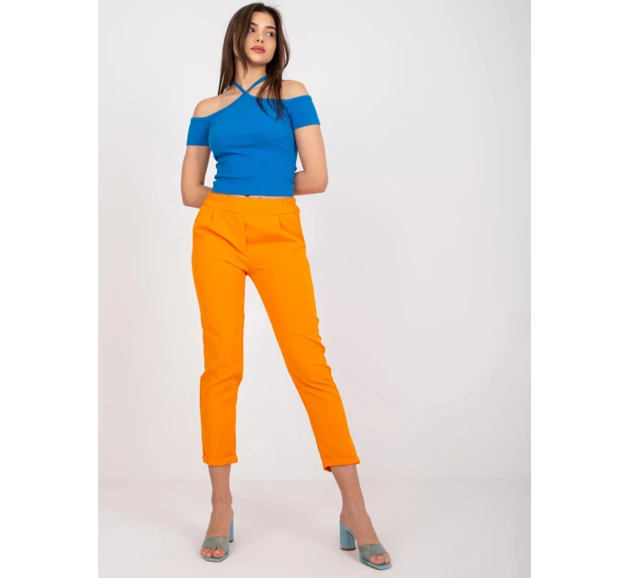 Dámské kalhoty DHJ SP model 18761979 Oranžová - FPrice Dámské kalhoty DHJ SP model 18761979 Oranžová - FPrice