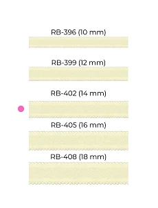 Dámská ramínka RB 399 12 mm smetanové - Julimex