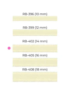 Dámská ramínka RB 399 12 mm smetanové - Julimex