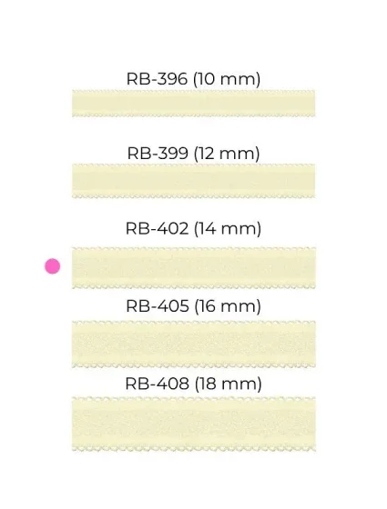 Dámská ramínka RB 399 12 mm smetanové - Julimex