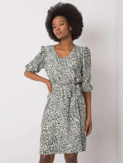 Dámské šaty LK SK 508079.47P Khaki zelená - Lakerta