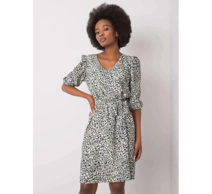 Dámské šaty LK SK 508079.47P Khaki zelená - Lakerta