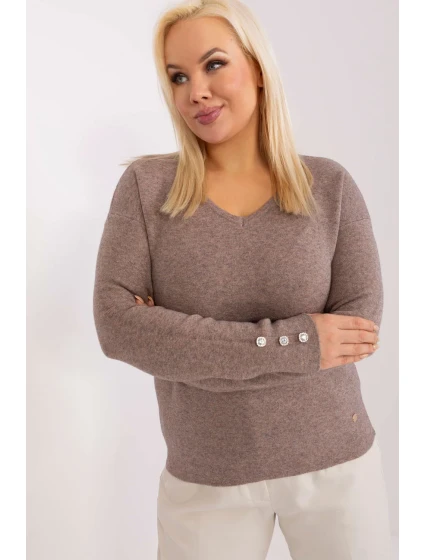 Svetr plus size model 190085 Factory Price