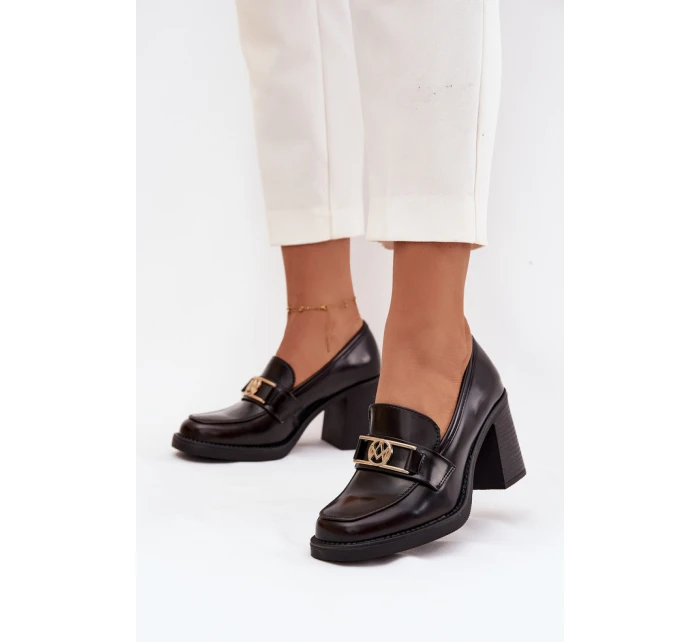 Polobotky na podpatku  model 217841 Step in style