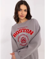 Mikina EM BL 617 model 20822440 šedá - FPrice Mikina EM BL 617 model 20822440 šedá - FPrice