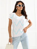 Bluzka RV BZ model 22107627 mietowy - FPrice Bluzka RV BZ model 22107627 mietowy - FPrice