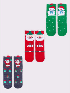 Vánoční ponožky 3Pack model 17962153 Multicolour - Yoclub