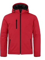 Padded Hooded Softshell Men Pánská zateplená softshellová bunda s kapucí model 22454925 red - Clique Padded Hooded Softshell Men Pánská zateplená softshellová bunda s kapucí model 22454925 red - Clique