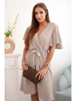 Šaty s překládaným výstřihem fango