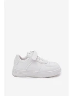 Dětská Sportovní Obuv Z Eko Kůže Bílá model 21700953 - Boto Dětská Sportovní Obuv Z Eko Kůže Bílá model 21700953 - Boto