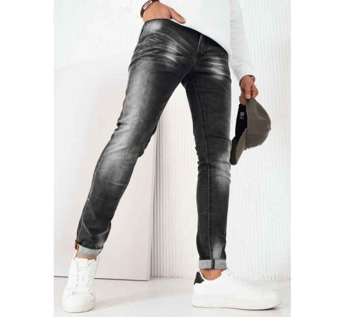 Pánské džínové kalhoty černé Dstreet UX4236