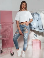 JEANZI FashionStreet dámské úzké džínové kalhoty UY2373