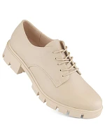 M.Daszynski W SAN33C béžové polobotky M.Daszynski W SAN33C béžové polobotky