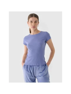 Dámské hladké tričko slim 4F 4FRAW24TTSHF2300-32S