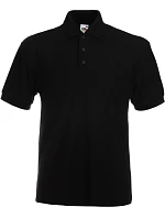 Fruit of the Loom Heavy 65/35 Pique Polo Piqué polo z těžké bavlny 16.3204 black Fruit of the Loom Heavy 65/35 Pique Polo Piqué polo z těžké bavlny 16.3204 black