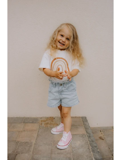 Dětské vysoké tenisky Pink Mona Dětské vysoké tenisky Pink Mona