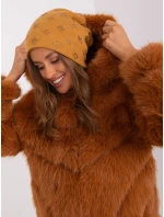 Czapka AT CZ model 18987489 ciemny żółty - FPrice Czapka AT CZ model 18987489 ciemny żółty - FPrice