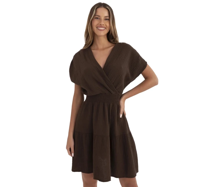 Šaty MI SK 92160.00 tmavě hnědé