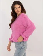 Sweter MI SW model 20535856 różowy - FPrice Sweter MI SW model 20535856 różowy - FPrice