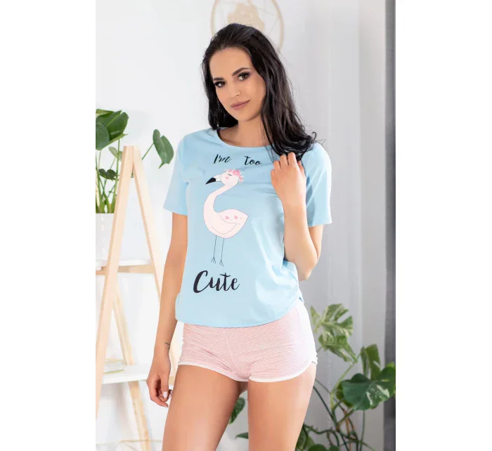 Dámské pyžamo Cute Flamant - LivCo Corsetti