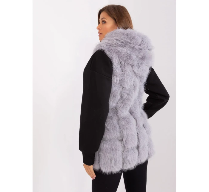 Dámská vesta AT KZ 2379.96P šedá - Wool Fashion Dámská vesta AT KZ 2379.96P šedá - Wool Fashion