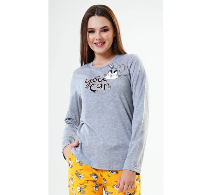 Dámské pyžamo dlouhé Zajíc