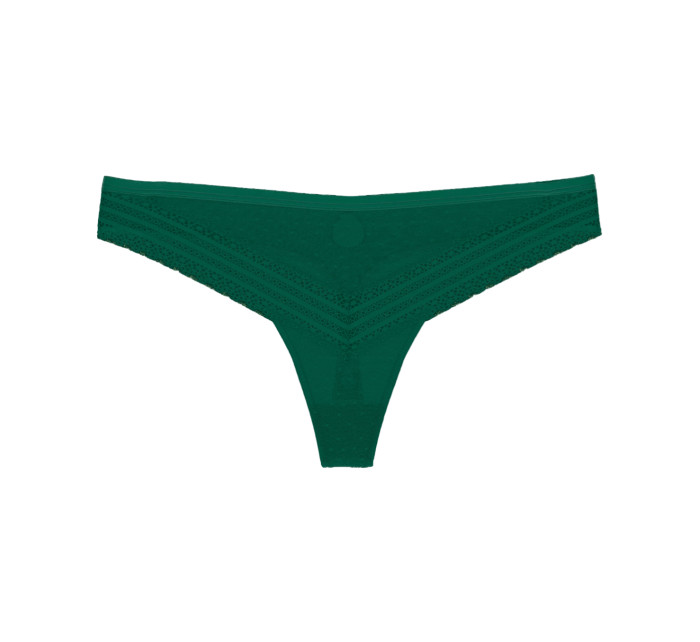 Dámské kalhotky Tempting Tulle_01 String - GREEN - zelené 7750 - TRIUMPH