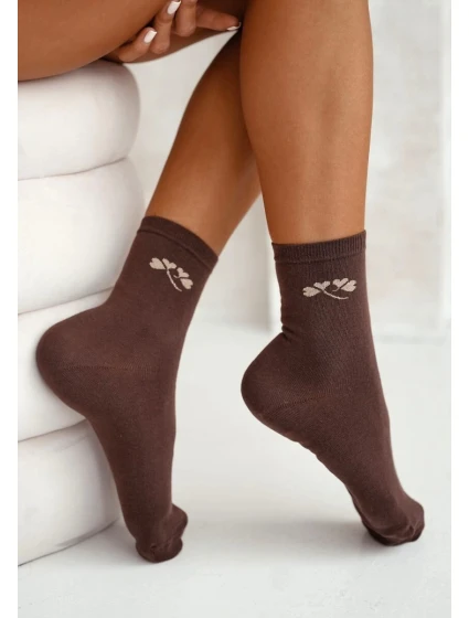 Ponožky Milena 0200-178 Fine Pattern Lurex 37-41