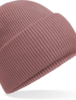 Beechfield B 385R Pletená čepice s manžetou "Recycled" 53.385R rose