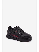 Dětské boty Sneakers na suchý zip LOTTO NANDU 2600310K Černé Dětské boty Sneakers na suchý zip LOTTO NANDU 2600310K Černé