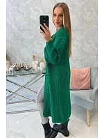 Zelený dlouhý svetr S2019-2 - Kesi Zelený dlouhý svetr S2019-2 - Kesi