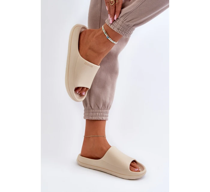 Lehké Dámské Sandály Big Star NN274A040 Béžové Lehké Dámské Sandály Big Star NN274A040 Béžové