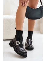 Lakované Boty Se A Přezkou Černé model 21671876 - S.Barski