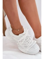 Dámské Tenisky S Dvojitou Šňůrkou Bílé Onivetta