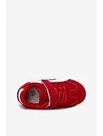 Dětské sportovní boty na suchý zip Červené model 22215877 - Boto Dětské sportovní boty na suchý zip Červené model 22215877 - Boto