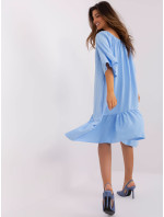 Sukienka DHJ SK 6057.93 jasny niebieski