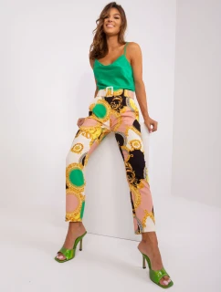 Spodnie DHJ SP model 18725443 czarno beżowy - FPrice