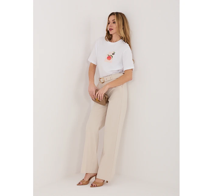 Spodnie IT SP  jasny beżowy model 22041039 - FPrice