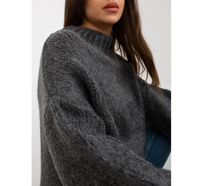 Dámský svetr LC SW model 17655137 tmavě šedý - FPrice