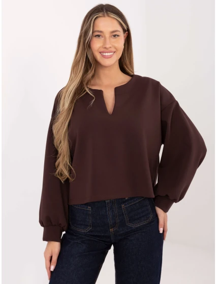 Bluza MJ BL model 21787976 ciemny brązowy - FPrice