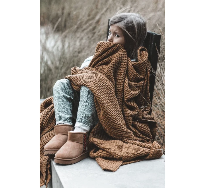 Dětské zateplené sněhule Camel Leonora