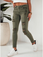 NOEL dámské džínové kalhoty zelené Dstreet UY1873
