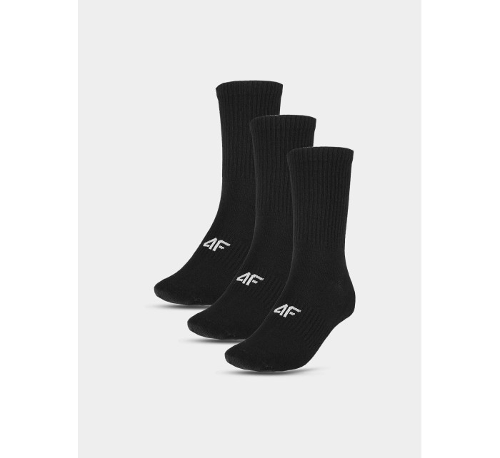 Dámské ponožky casual nad kotník (3pack) 4F - černé