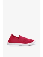 Dámské slip-on tenisky Big Star – fuchsiové Dámské slip-on tenisky Big Star – fuchsiové