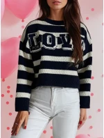 dámský svetr námořnická modř Dstreet model 21970639 - FashionStreet dámský svetr námořnická modř Dstreet model 21970639 - FashionStreet