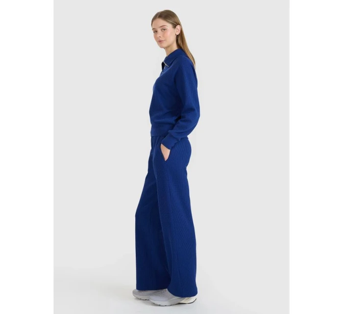 Dámské kalhoty oversize se širokými nohavicemi model 21436723 dámské - 4F Dámské kalhoty oversize se širokými nohavicemi model 21436723 dámské - 4F