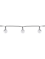 SOLÁRNÍ ZAHRADNÍ SVĚTLO GIRLANDA SOLÁRNÍ ŘETĚZ 4,9 M 40LED TEPLÁ BÍLÁ