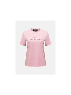 Dámské tričko PEAK PERFORMANCE W Original Tee, růžová barva
