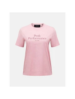 Dámské tričko PEAK PERFORMANCE W Original Tee, růžová barva